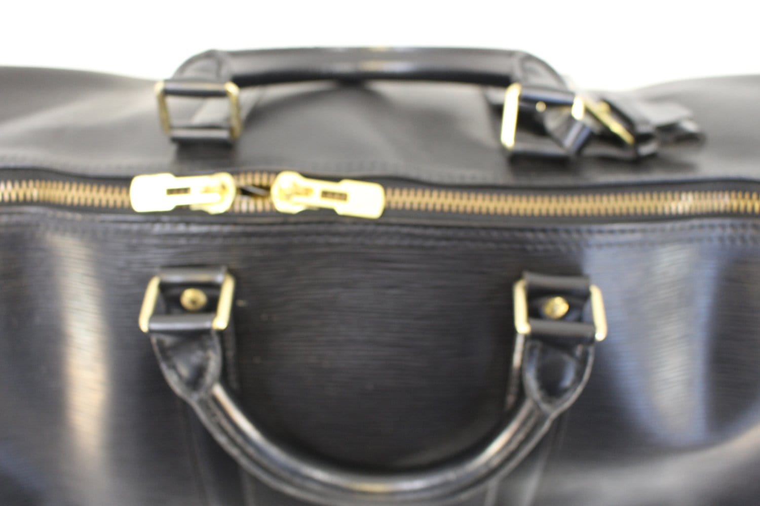 LOUIS VUITTON LV Keepall 50 Travel Hand Bag Epi Leather Black M42962 76SC939