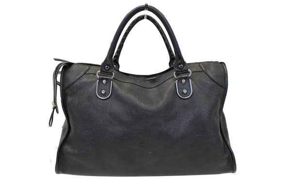 Balenciaga Balen Classic Metallic Edge City Medium Shoulder Bag