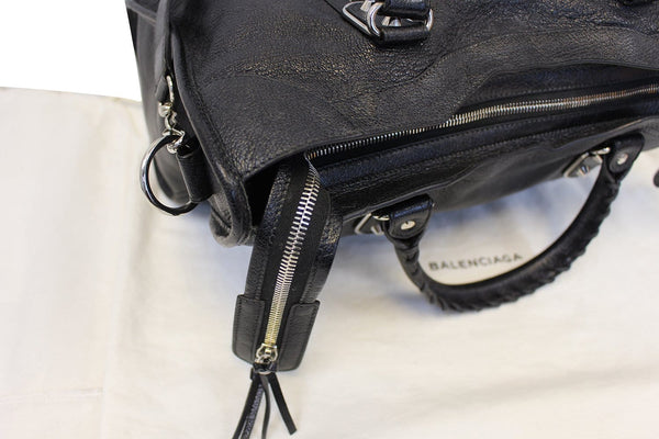 Balenciaga Balen Classic Metallic Edge City Medium Shoulder Bag