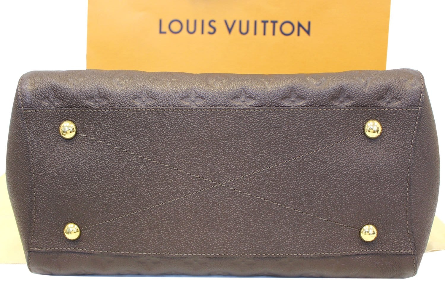 Louis Vuitton Black Monogram Empreinte Montaigne GM at Jill's Consignment