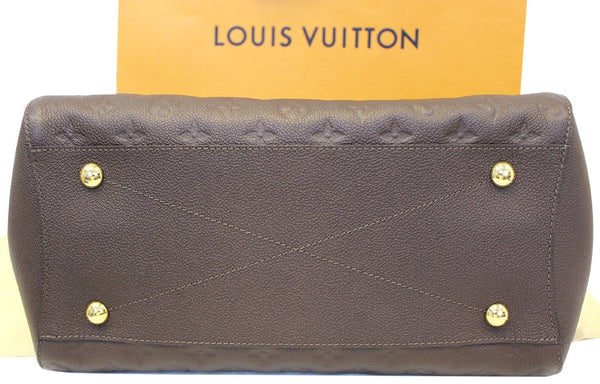 LOUIS VUITTON Terre Monogram Empreinte Montaigne GM Shoulder Bag