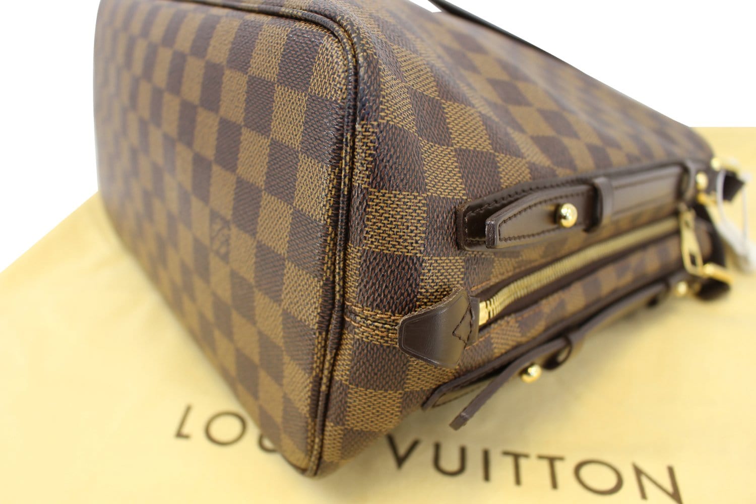 Louis Vuitton Damier Ebene Cabas Rivington Shoulder Bag GM
