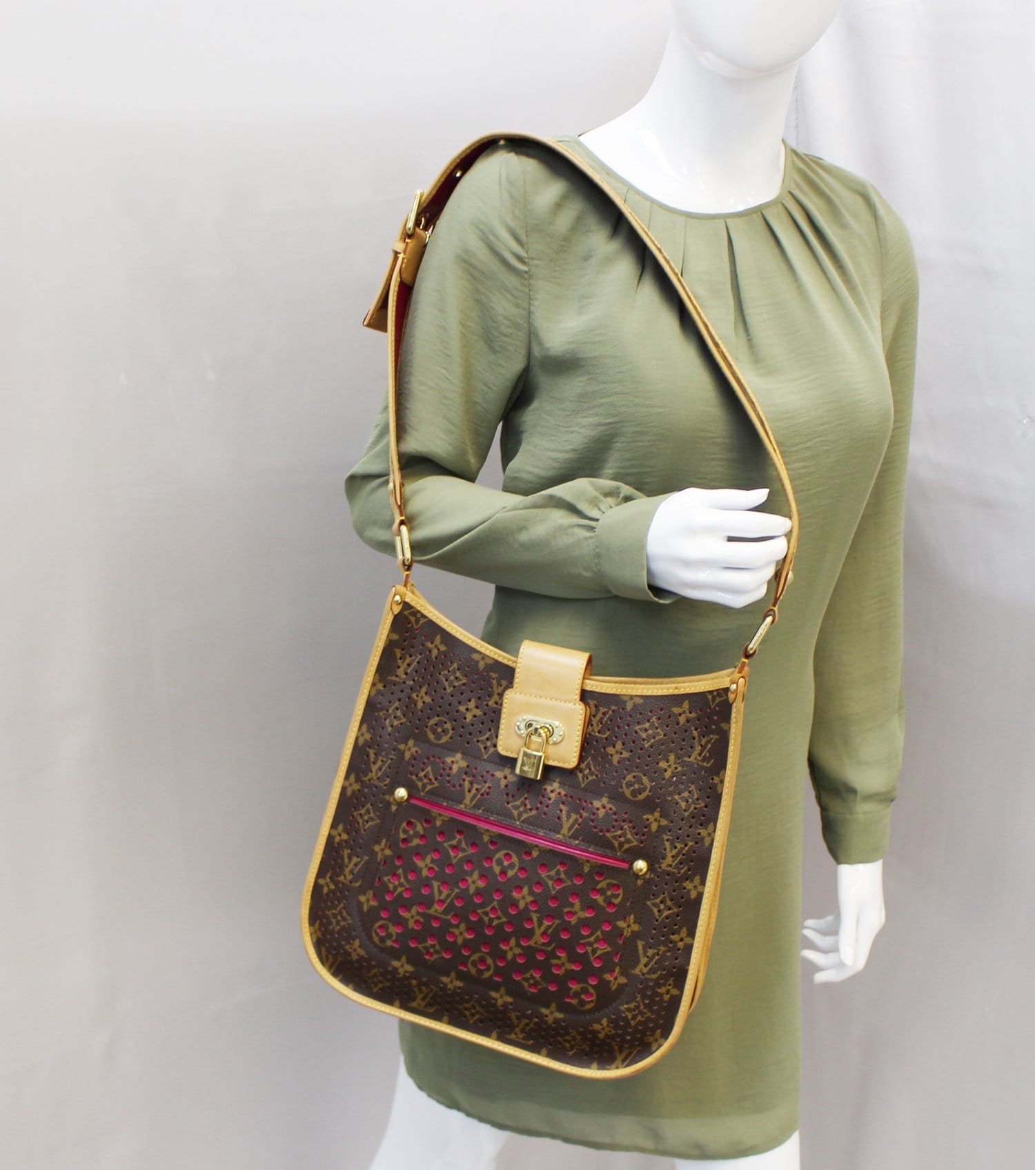 Louis Vuitton pre-owned limited edition perforated Musette shoulder bag