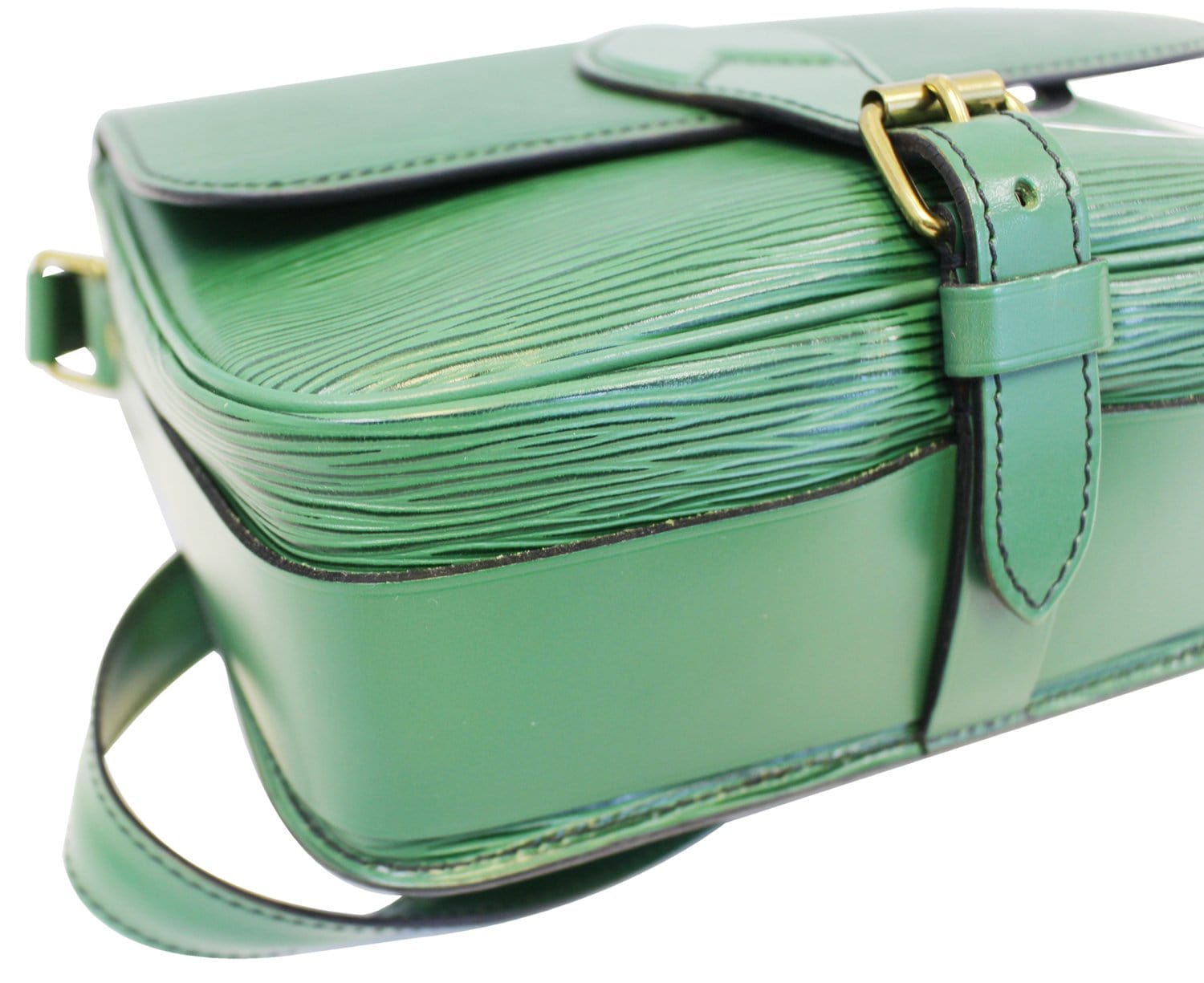 Louis Vuitton Cartouchiere M522424 Epi Leather Crossbody Bag Green