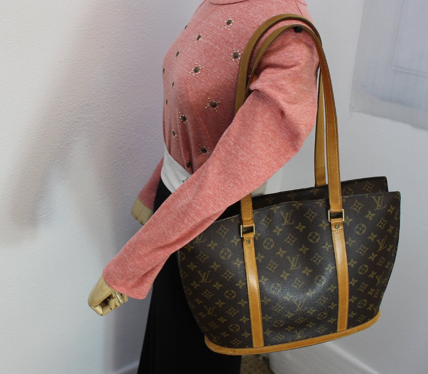 Louis Vuitton Babylone Canvas Shoulder Bag