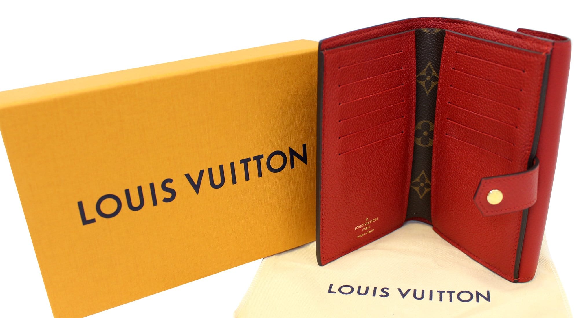 Louis Vuitton 2020 LV Monogram Pallas Compact Wallet - Red Wallets,  Accessories - LOU758203