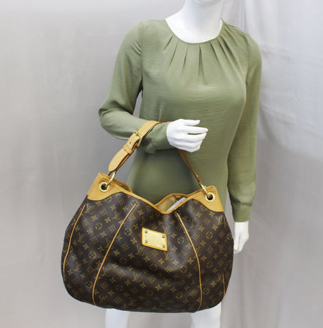 LOUIS VUITTON Monogram Galliera GM Shoulder Tote Handbag