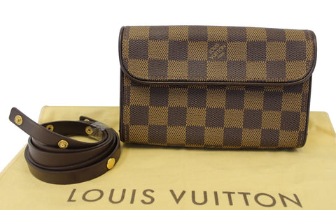 LOUIS VUITTON Damier Pochette Florentine Pouch Bum Bag