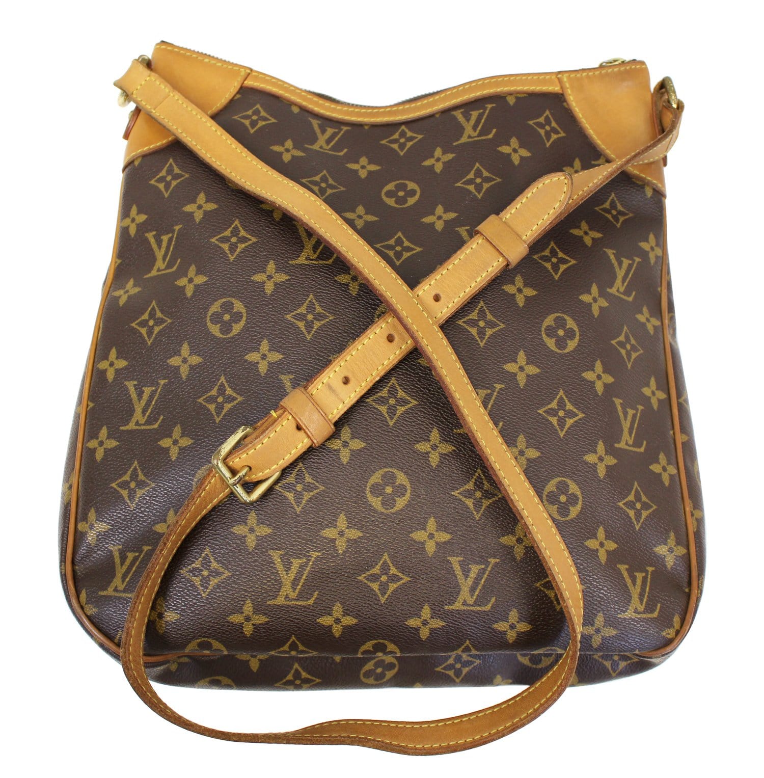 Louis Vuitton Odeon Monogram Shoulder Bag MM Brown Canvas for sale online