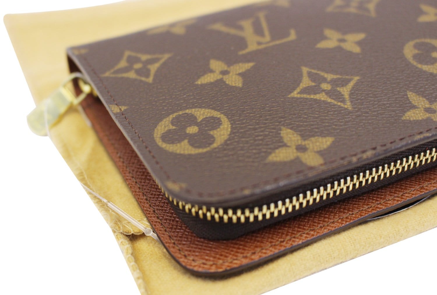 Louis Vuitton Porte Monnaie Rond Brown Canvas Wallet (Pre-Owned) – Bluefly