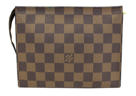 LOUIS VUITTON Damier Ebene Poche Toilette 19 Cosmetics Pouch