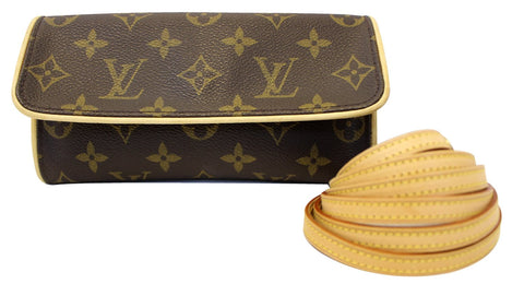 LOUIS VUITTON Monogram Pochette Twin PM Crossbody Bag