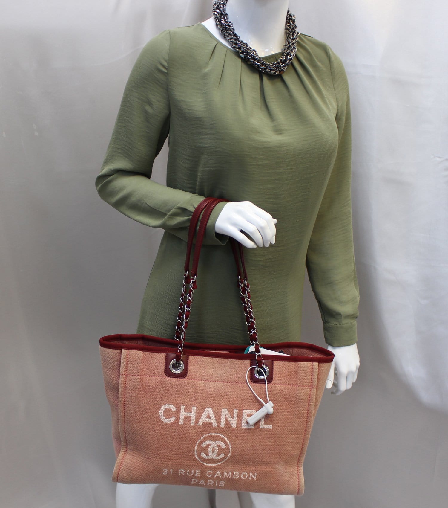 Chanel Brown Small Deauville Tote
