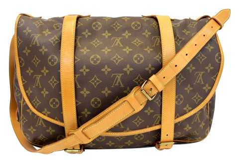 LOUIS VUITTON Monogram Saumur 43 Shoulder Bag