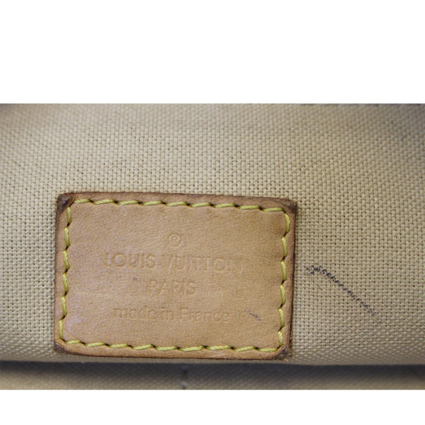 Louis Vuitton Damier Soffi Azur White Shoulder Handbag - lv logo 
