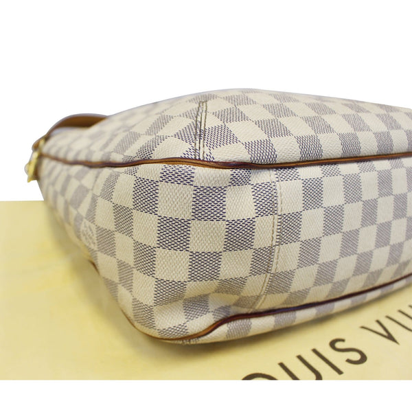 Louis Vuitton Damier Soffi Azur White Shoulder Handbag for sale