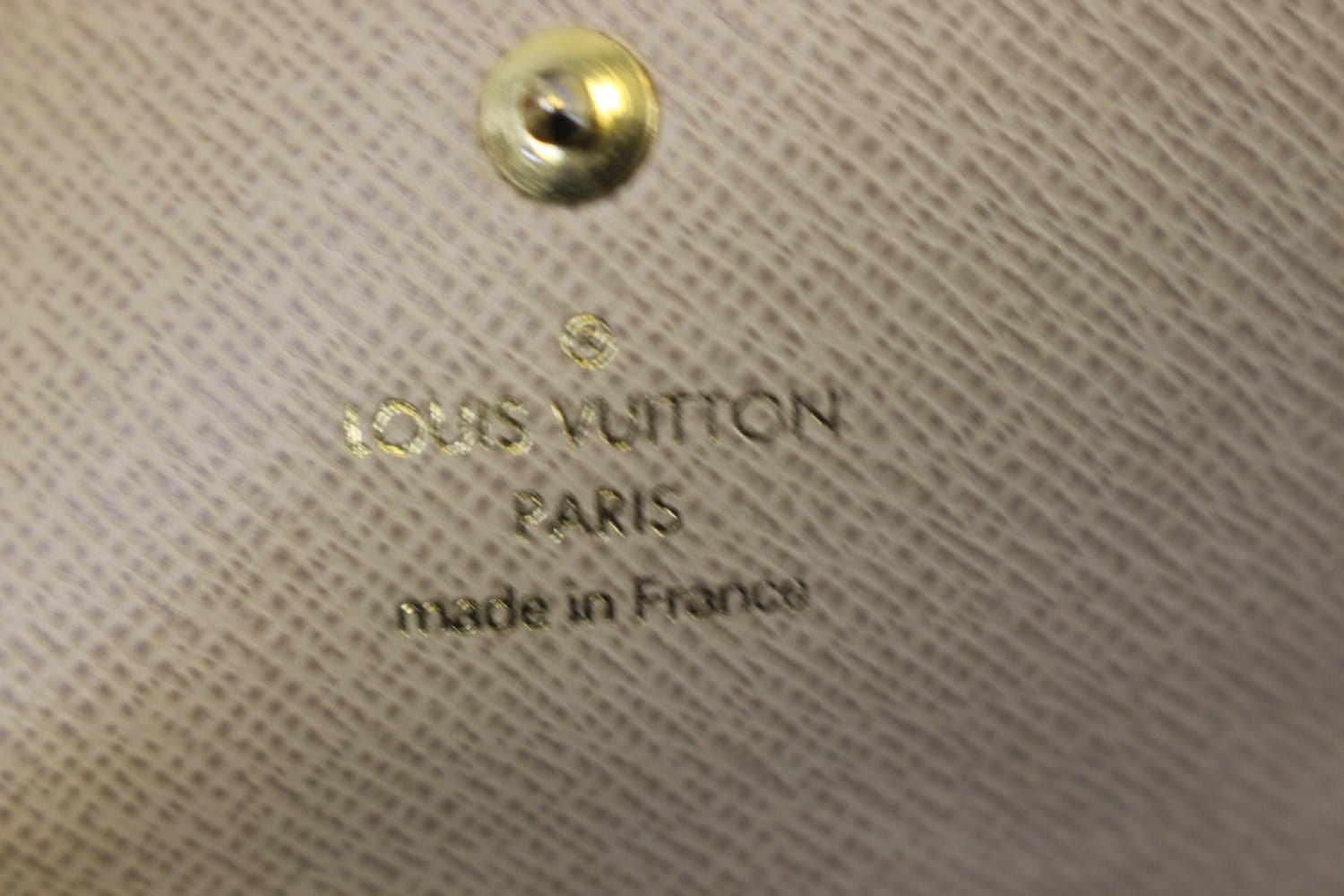 Leather wallet Louis Vuitton Gold in Leather - 35664834