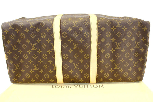 LOUIS VUITTON Monogram Keepall Bandouliere 55 Boston Bag