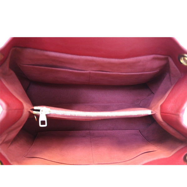 Interior LV Olympe Aurore Monogram Canvas Satchel Bag