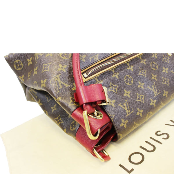 front view lv Olympe Aurore Monogram Canvas Satchel Bag