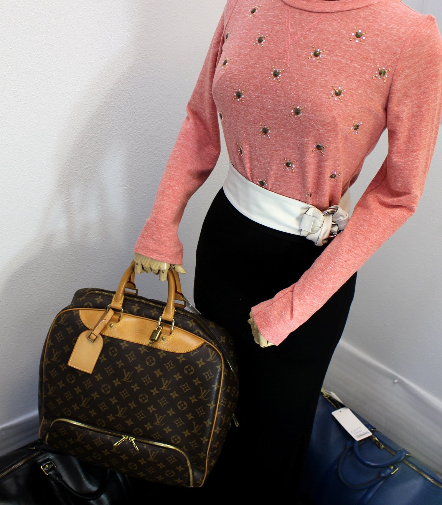 Louis Vuitton Monogram Evasion Travel Bag Luggage for Sale in