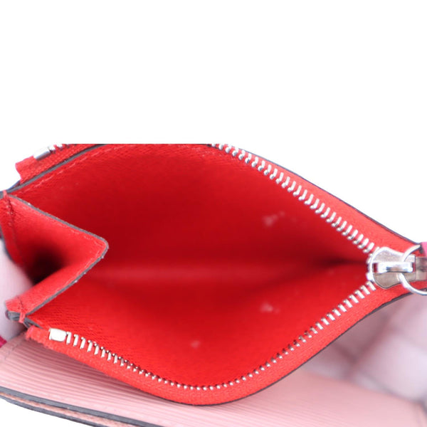 LOUIS VUITTON Epi Trio Leather Card Case Wallet Rose Ballerine