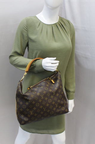 LOUIS VUITTON Shoulder Bag used Monogram Canvas Sully PM 