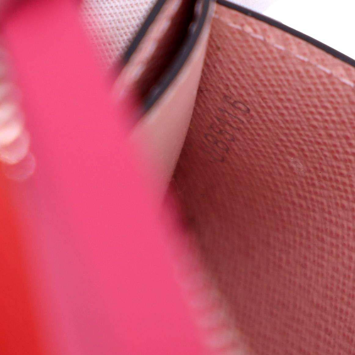 Louis Vuitton Red EPI Leather Porte cartes Card Holder Wallet Insert s330lv30W, Women's, Size: 0.1