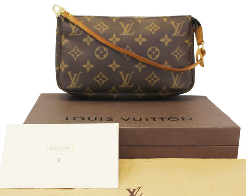 LOUIS VUITTON Monogram Canvas Pochette Accessoires Pouch