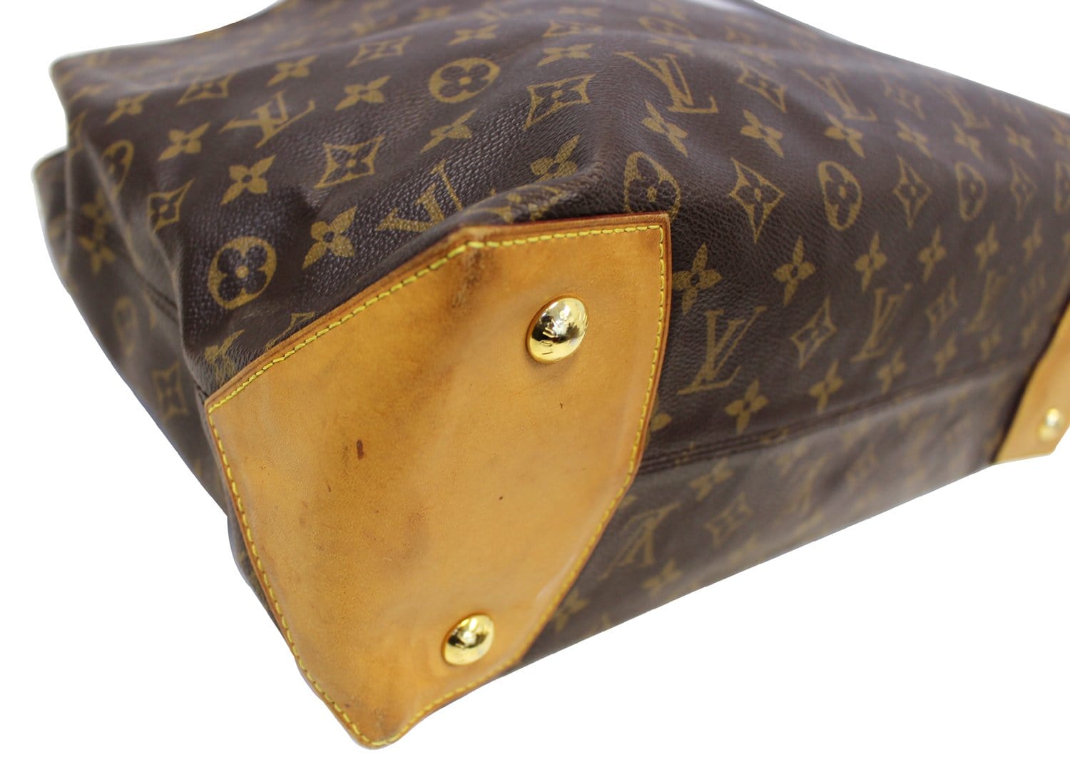 Louis Vuitton Women Shoulder bags Beige, Brown, Camel Color Synthetic Fiber  For Sale at 1stDibs