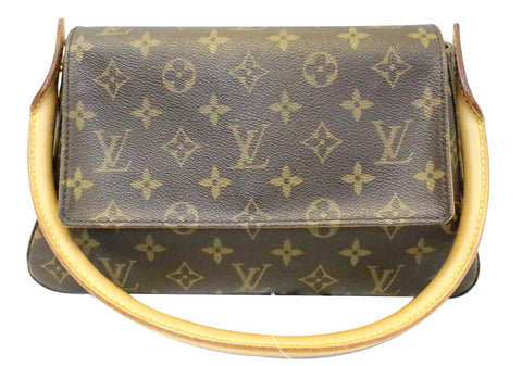 LOUIS VUITTON Monogram Mini Looping Shoulder Handbag
