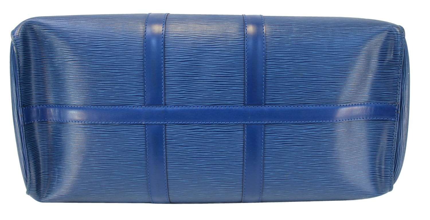 Louis Vuitton 2000s Epi Leather Blue Boston Bag · INTO