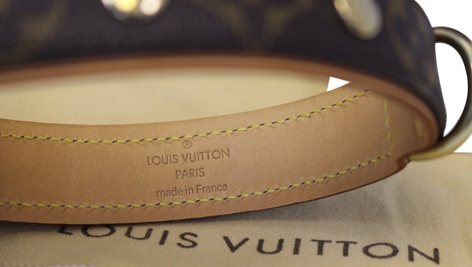 Louis Vuitton® Leash MM Monogram. Size  Louis vuitton accessories,  Designer dog collars, Louis vuitton