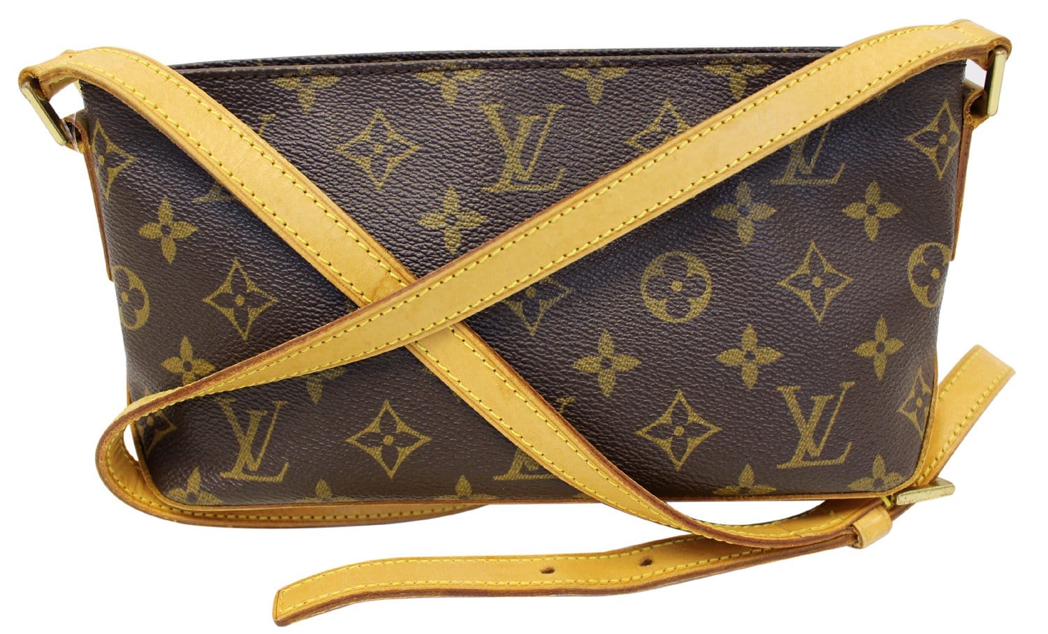 Shop Louis Vuitton MONOGRAM Monogram Leather Crossbody Bag Small