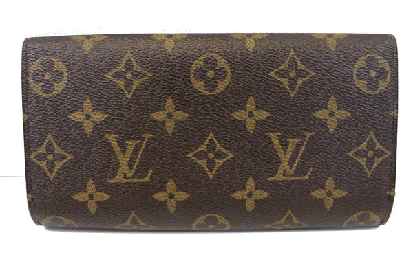 LOUIS VUITTON Monogram Canvas Sarah Long Bifold Wallet