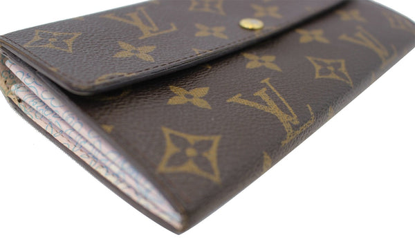 LOUIS VUITTON Monogram Canvas Sarah Long Bifold Wallet