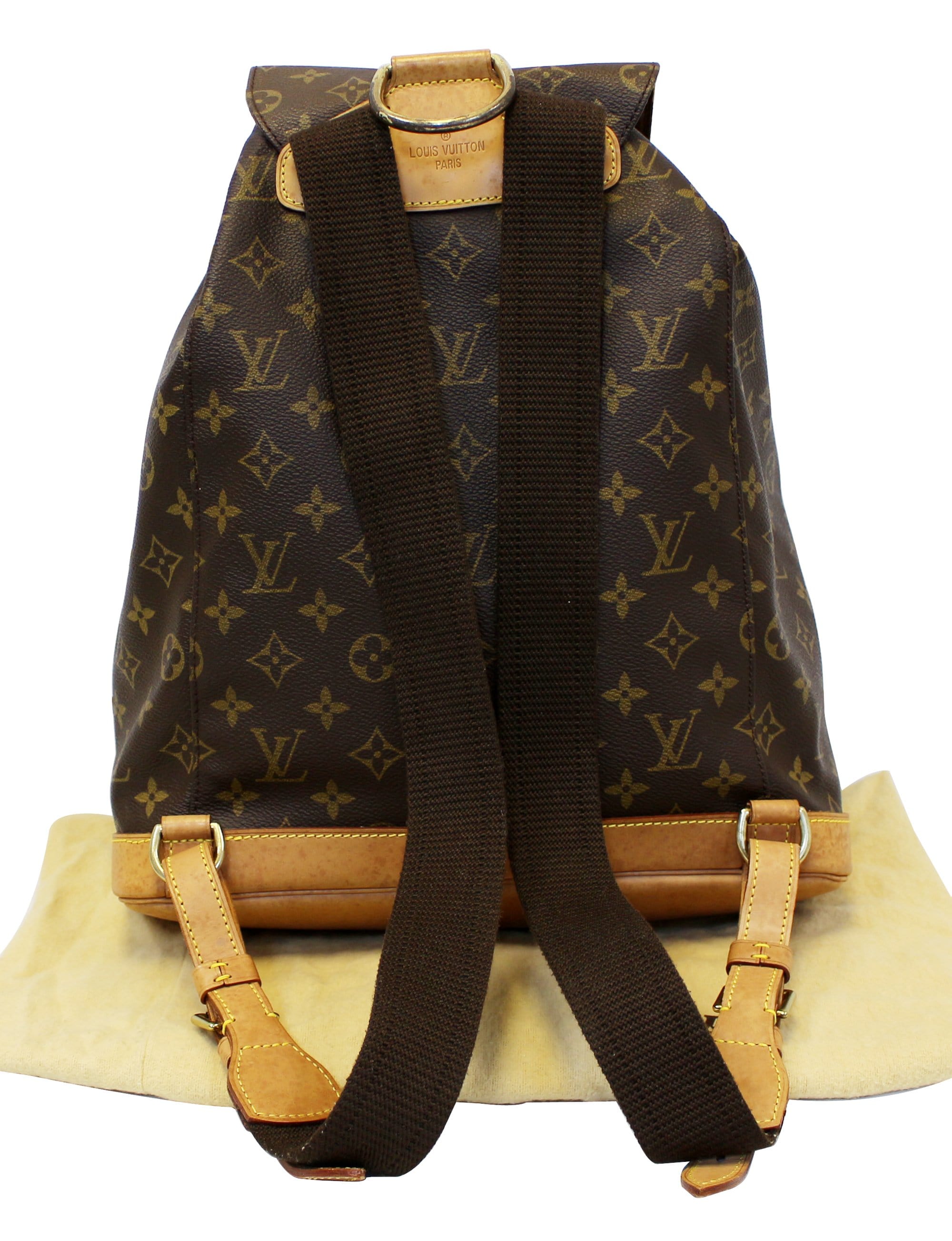Louis Vuitton Large Monogram Montsouris GM Backpack Leather ref