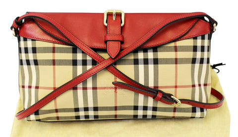 BURBERRY Small Horseferry check crossbody Bag