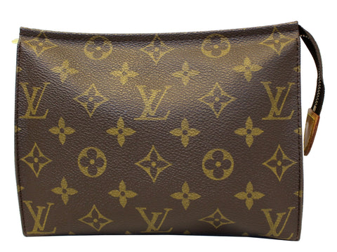 LOUIS VUITTON Monogram Canvas Poche Toilette 19 Cosmetics Pouch