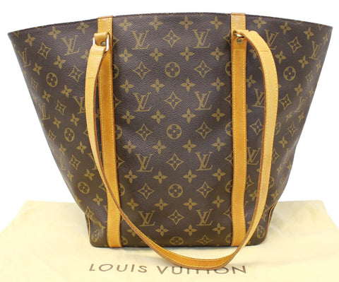 LOUIS VUITTON Monogram Canvas Sac Shopping Tote Bag