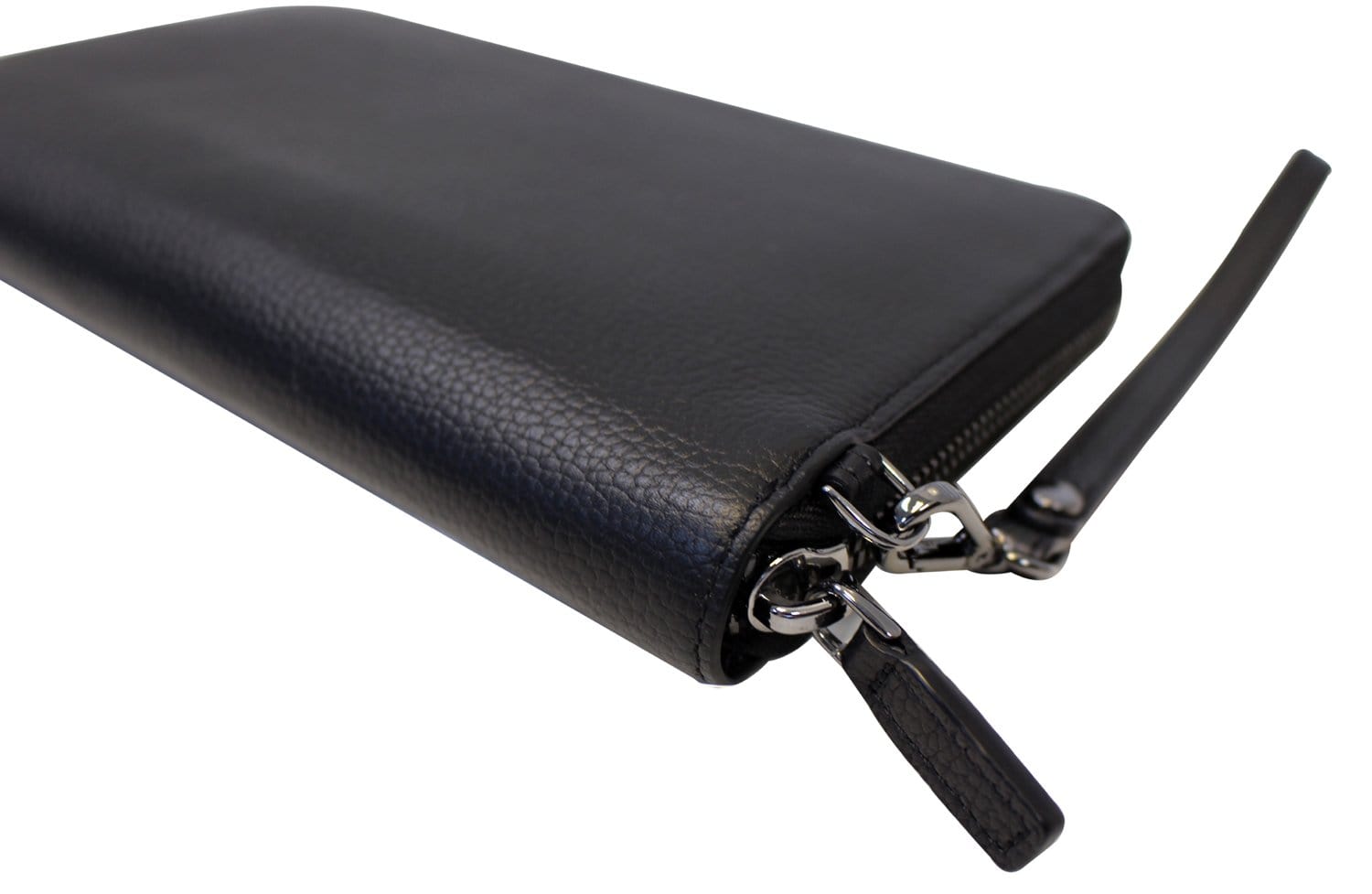Aren Chain Zip Around Wallet in Maxi Patent Leather