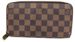 LOUIS VUITTON Damier Ebene Zippy Long Wallet
