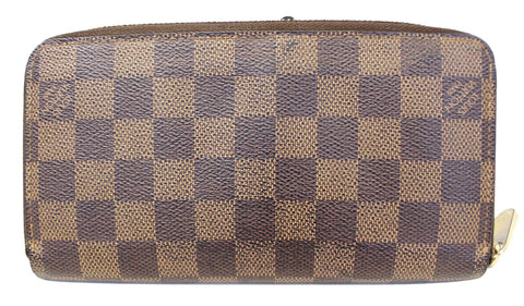 LOUIS VUITTON Damier Ebene Zippy Long Wallet