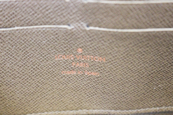 LOUIS VUITTON Damier Ebene Zippy Long Wallet