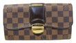 LOUIS VUITTON Damier Ebene Sistina Portefeuille Wallet