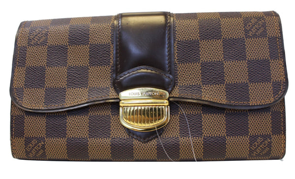LOUIS VUITTON Damier Ebene Sistina Portefeuille Wallet