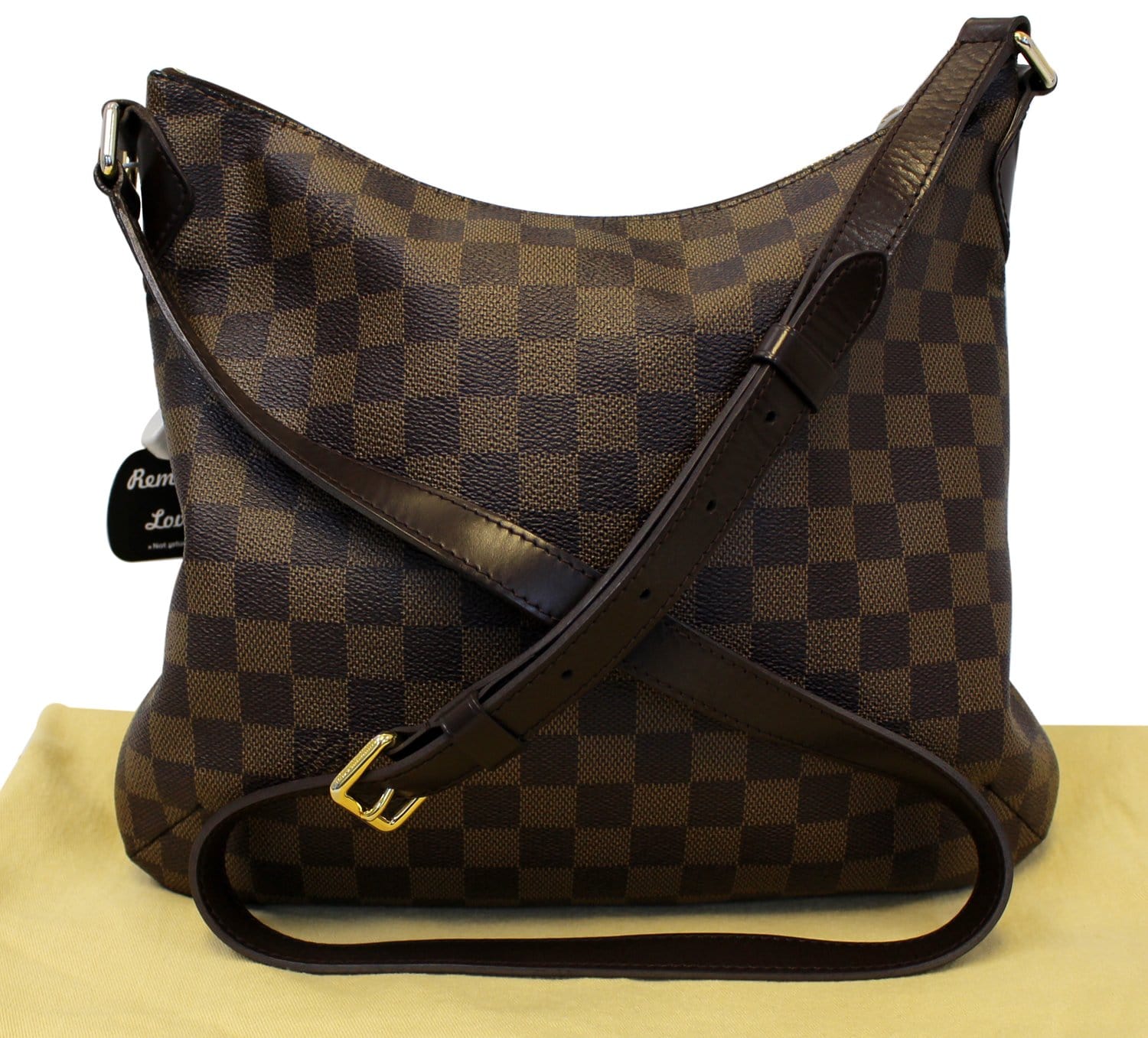 Louis Vuitton Damier Ebene Bloomsbury PM Crossbody Bag 9lk412s at