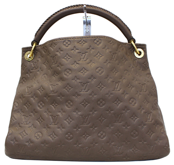 LOUIS VUITTON Terre Monogram Empreinte Leather Artsy MM Shoulder Bag