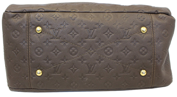 LOUIS VUITTON Terre Monogram Empreinte Leather Artsy MM Shoulder Bag