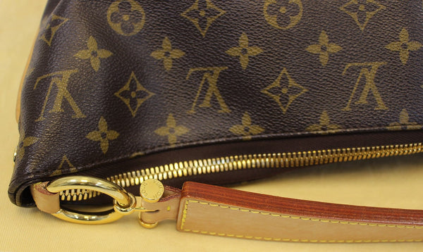 LOUIS VUITTON Monogram Canvas Sully MM Brown Shoulder Bag